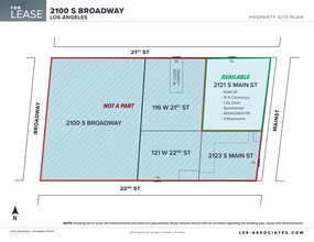 2121 S Main St, Los Angeles, CA for lease Site Plan- Image 1 of 1