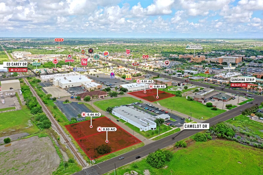 Camelot Dr, Harlingen, TX for sale - Aerial - Image 2 of 6