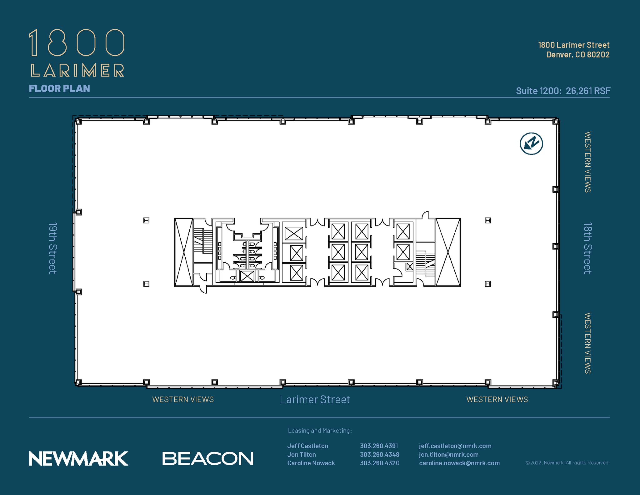 1800 Larimer St, Denver, CO for lease Floor Plan- Image 1 of 1