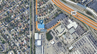 1222 Chulie Dr, San Antonio, TX - AERIAL  map view