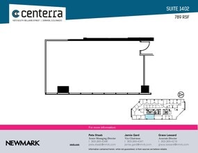 1873 S Bellaire St, Denver, CO for lease Floor Plan- Image 1 of 2