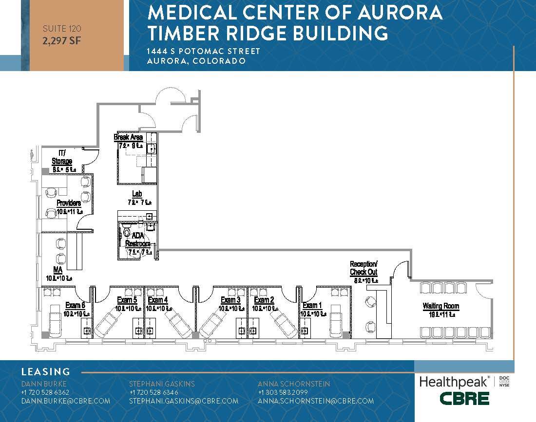 1411 S Potomac St, Aurora, CO for lease Floor Plan- Image 1 of 1