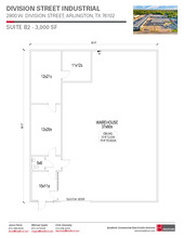 2800 W Division St, Arlington, TX for lease Floor Plan- Image 1 of 2