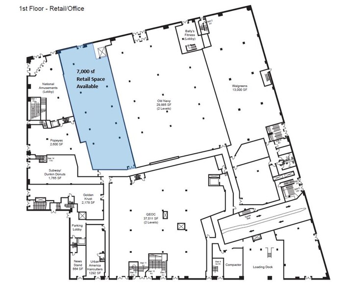 92-25 160th St, Jamaica, NY for lease - Floor Plan - Image 2 of 2