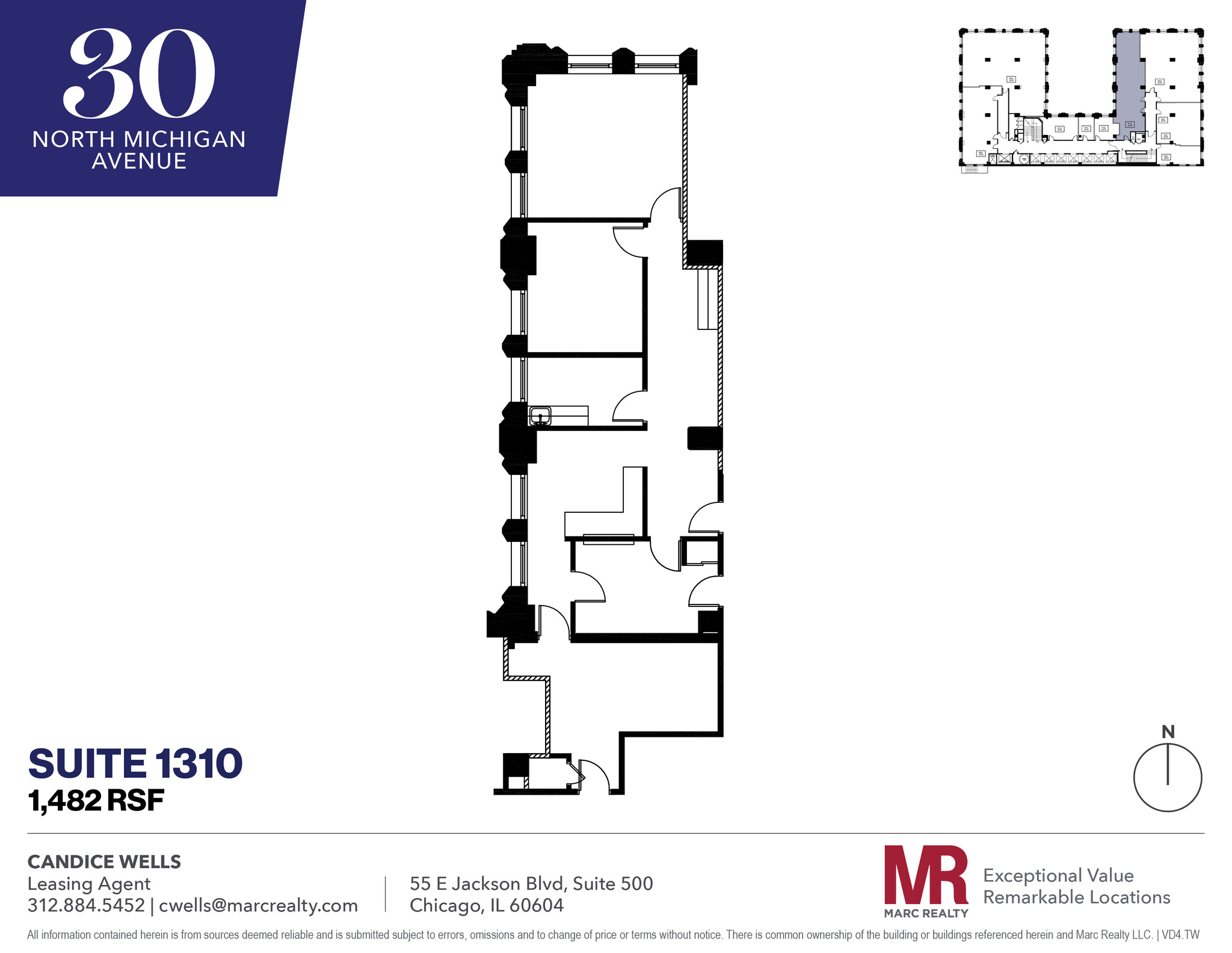 30 N Michigan Ave, Chicago, IL for lease Floor Plan- Image 1 of 1