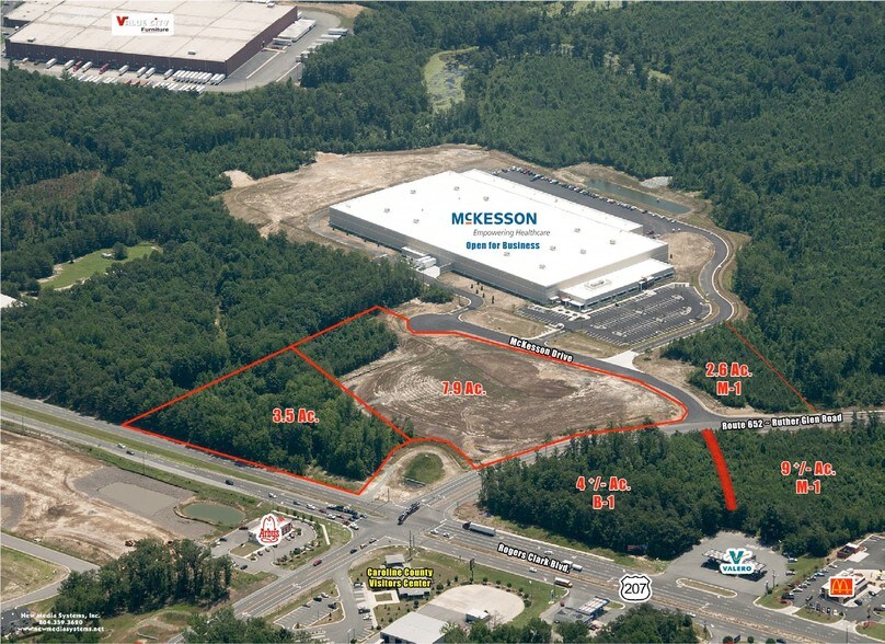 Rt 652 & McKesson Dr, Ruther Glen, VA for sale - Primary Photo - Image 1 of 2