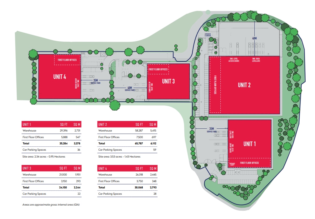 Basingstoke Rd, Reading for lease Site Plan- Image 1 of 1
