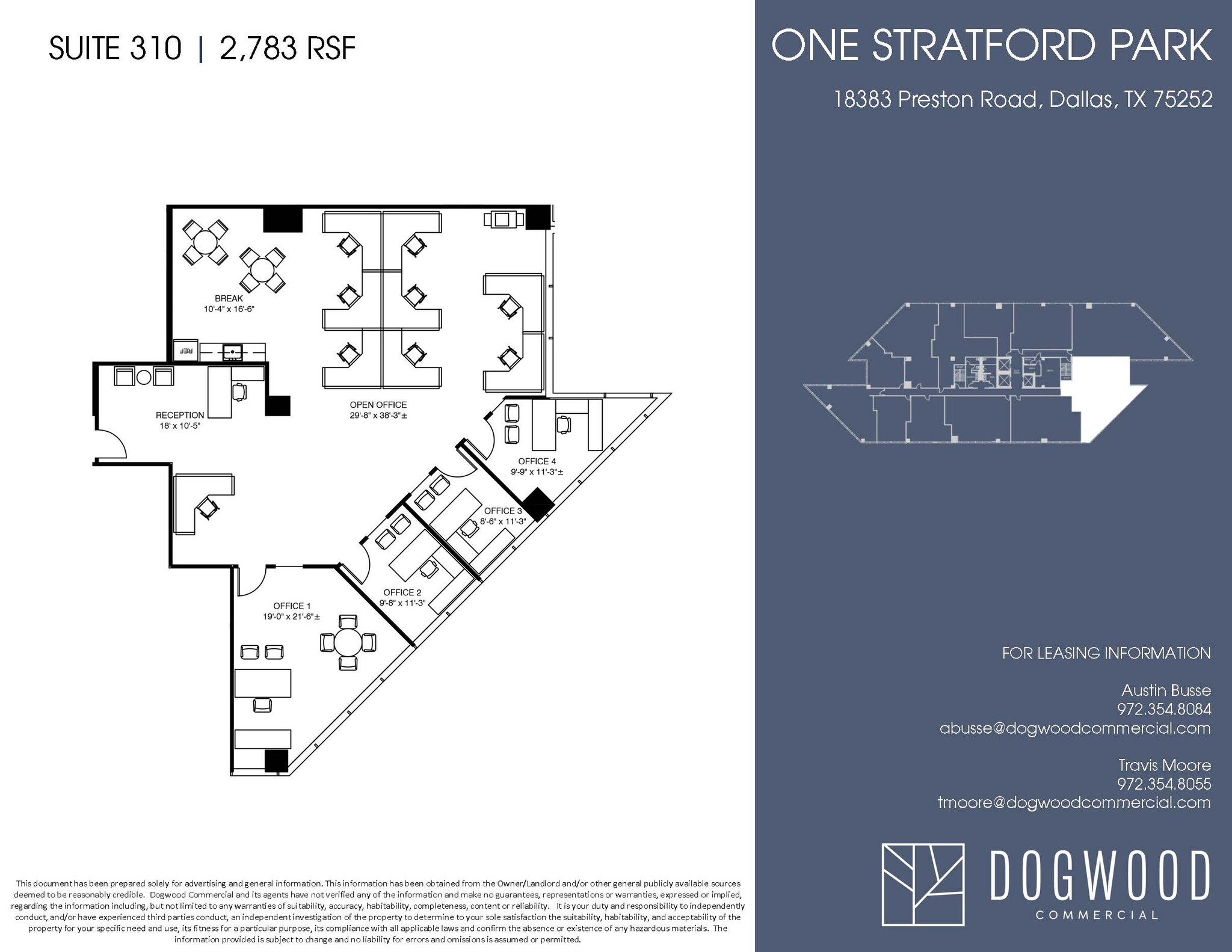 18383 Preston Rd, Dallas, TX for lease Floor Plan- Image 1 of 5