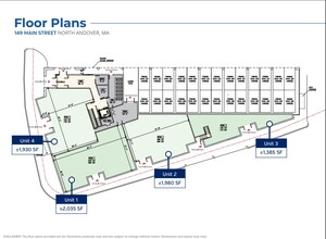 149 Main St, North Andover, MA for lease Floor Plan- Image 1 of 1