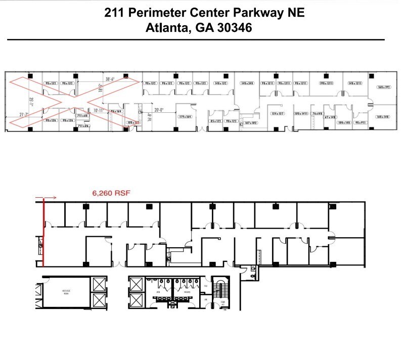 211 Perimeter Center Pky NE, Atlanta, GA for lease Floor Plan- Image 1 of 1