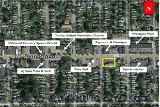 815 W State St, Olean, NY - AERIAL map view