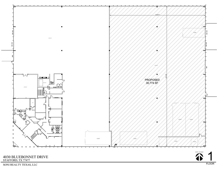 4030 Bluebonnet Dr, Stafford, TX for sale - Site Plan - Image 1 of 1