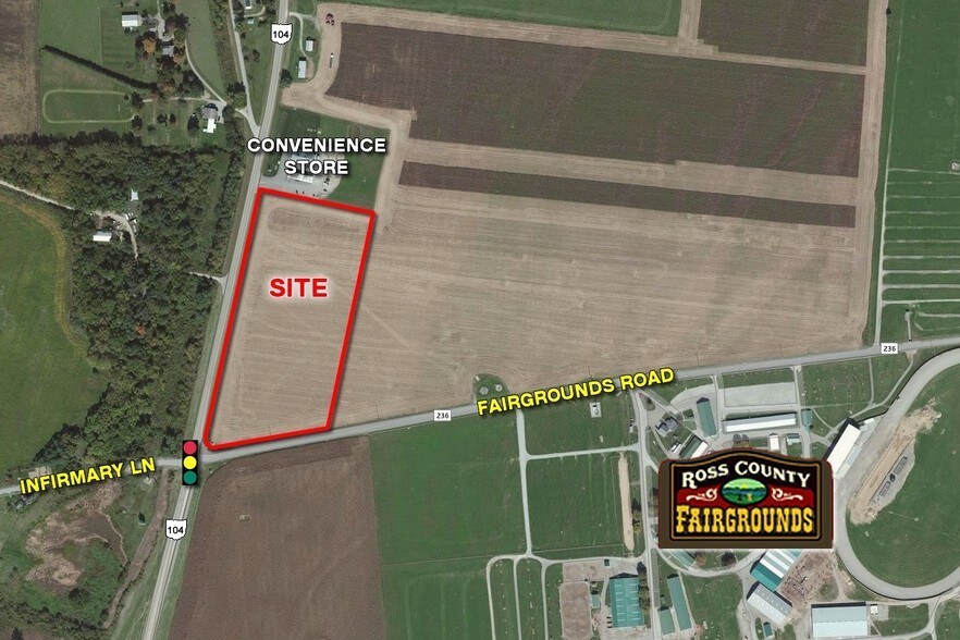 NEC Highway 104 & Fairgrounds Rd, Chillicothe, OH for sale - Building Photo - Image 1 of 1