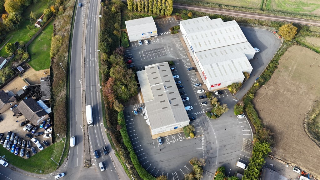 Wisbech Rd, March for lease Aerial- Image 1 of 2