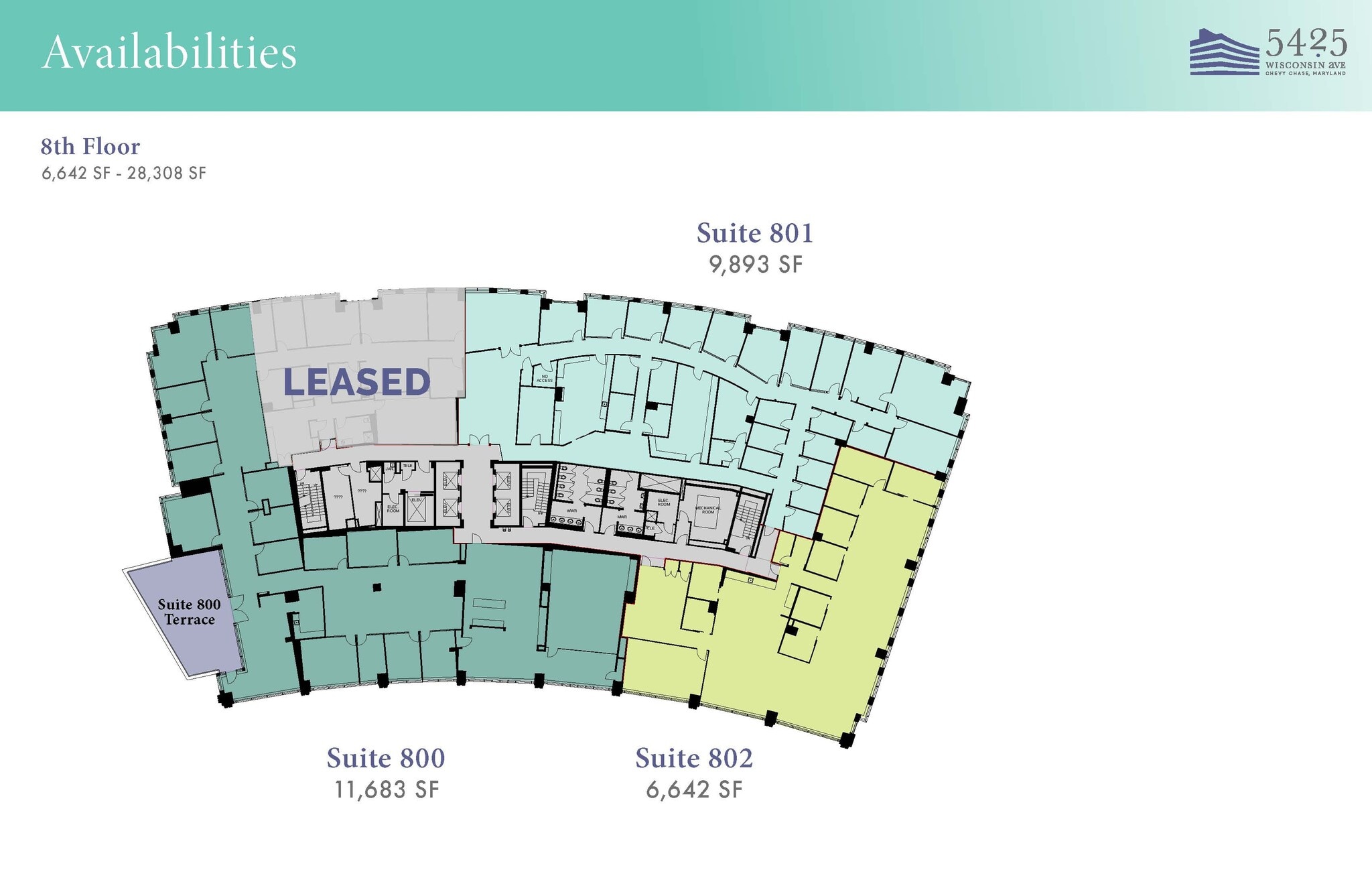 5425-5481 Wisconsin Ave, Chevy Chase, MD for lease Floor Plan- Image 1 of 1