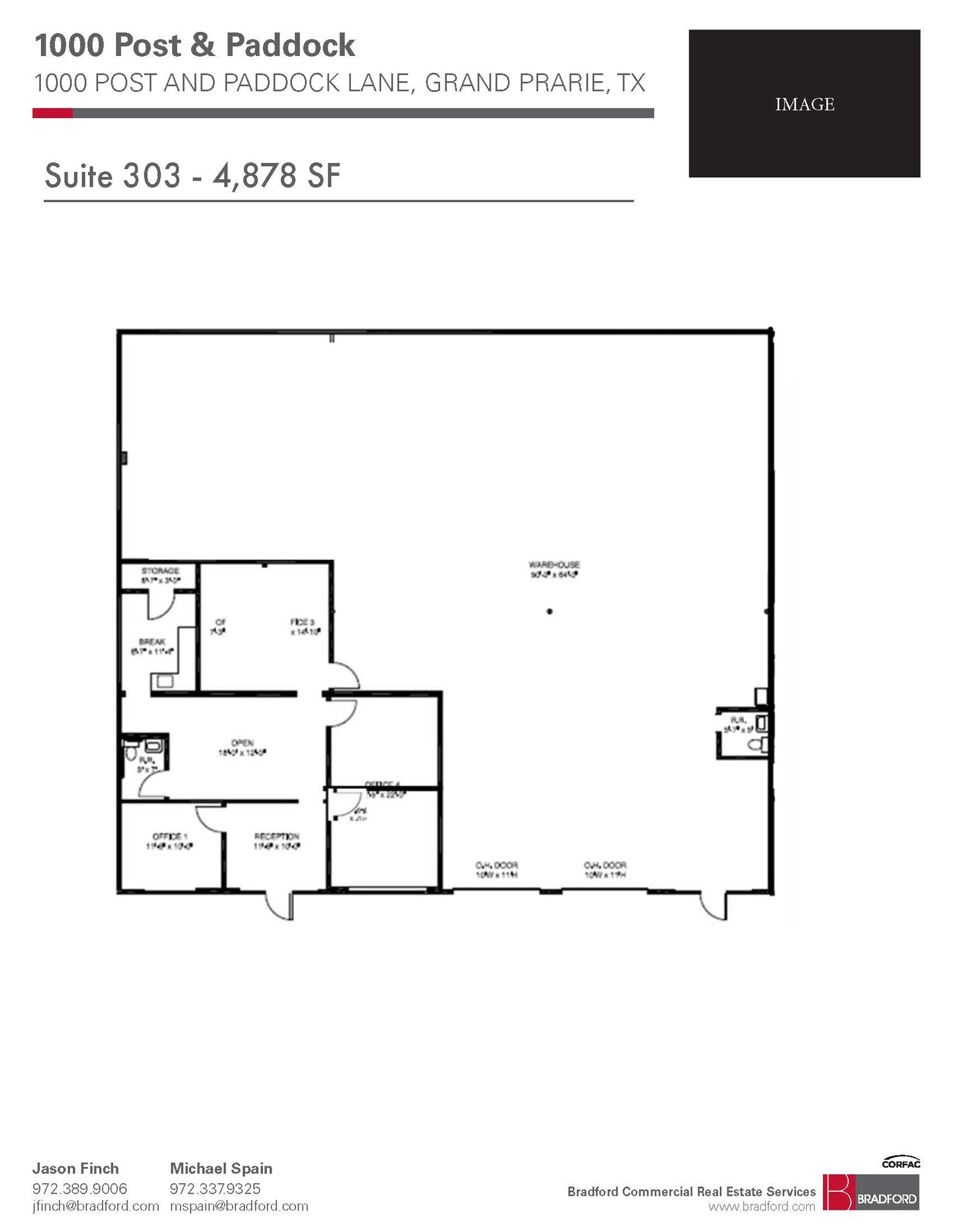 1000 Post and Paddock Ln, Grand Prairie, TX for lease Floor Plan- Image 1 of 1