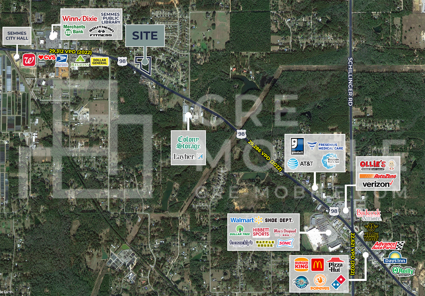 8700 Moffett Rd, Semmes, AL 36575 Land for Sale