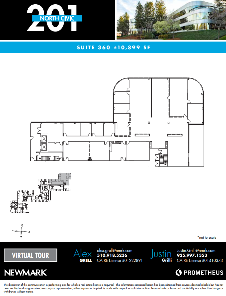 201 N Civic Dr, Walnut Creek, CA for lease Floor Plan- Image 1 of 1