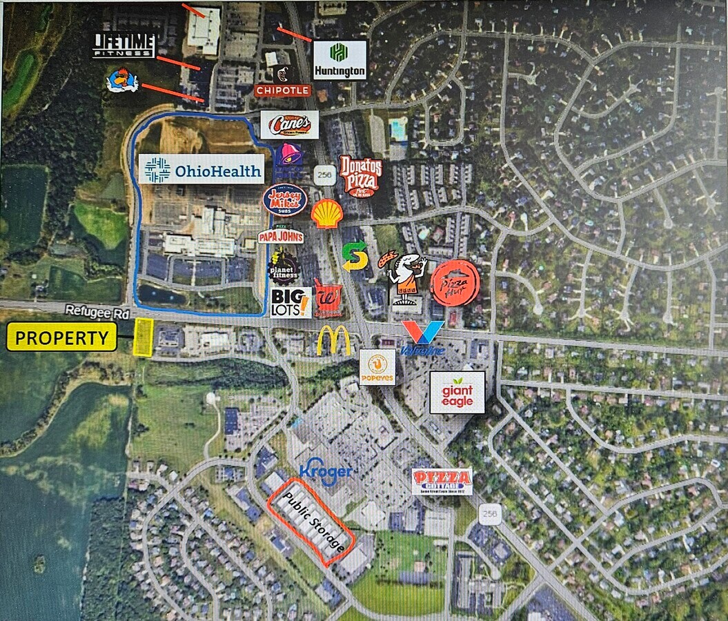 1033 Refugee Rd, Pickerington, OH 43147 Refugee Road Land