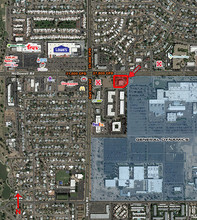 8101 E McDowell Rd, Scottsdale, AZ - AERIAL  map view