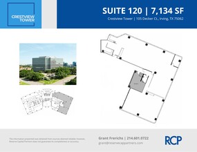 105 Decker Ct, Irving, TX for lease Floor Plan- Image 1 of 8