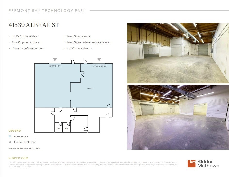 41509-41545 Albrae St, Fremont, CA for lease Floor Plan- Image 1 of 1