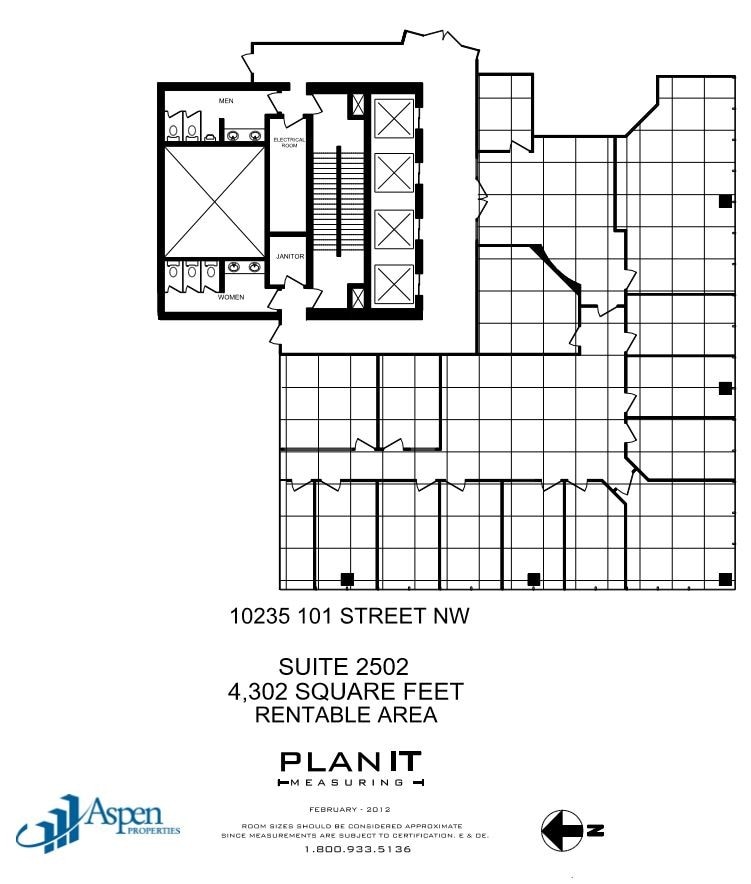 10235 101st St NW, Edmonton, AB for lease Floor Plan- Image 1 of 1