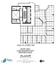 10235 101st St NW, Edmonton, AB for lease Floor Plan- Image 1 of 1