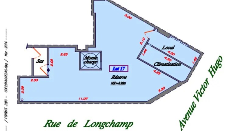 Retail in Paris for lease - Floor Plan - Image 3 of 3