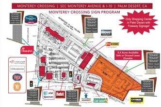 73120 Dinah Shore Dr, Palm Desert, CA for lease Site Plan- Image 1 of 1