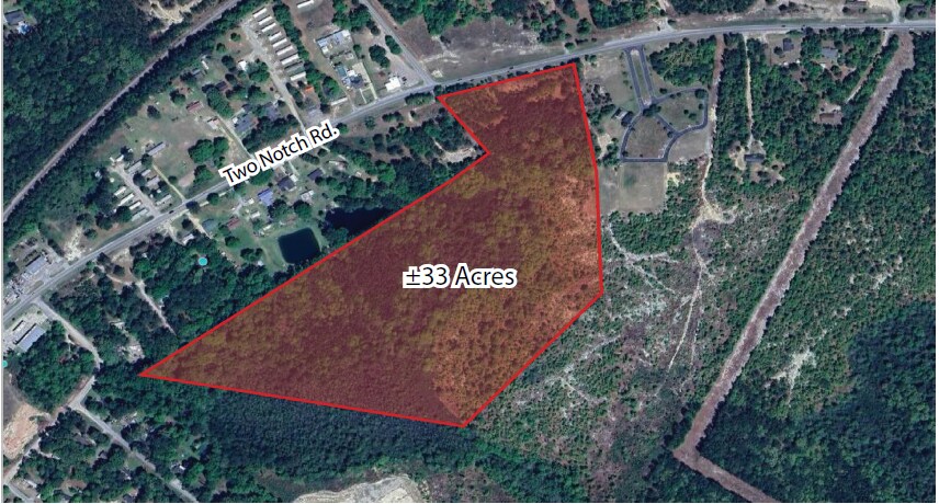 33 Acres Two Notch Road, Elgin, SC for sale Building Photo- Image 1 of 1