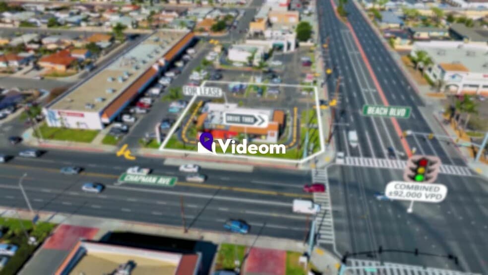 NWC BEACH BLVD  & CHAPMAN AVE, Stanton, CA for lease - Commercial Listing Video - Image 2 of 17