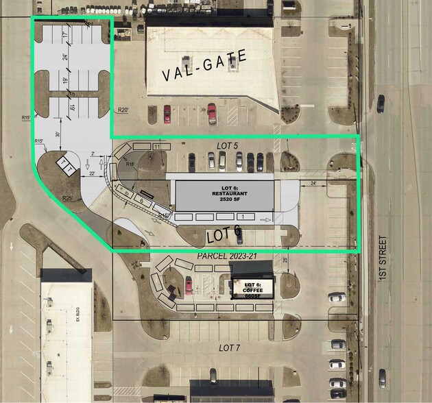 840 1st St, West Des Moines, IA for lease - Site Plan - Image 2 of 2