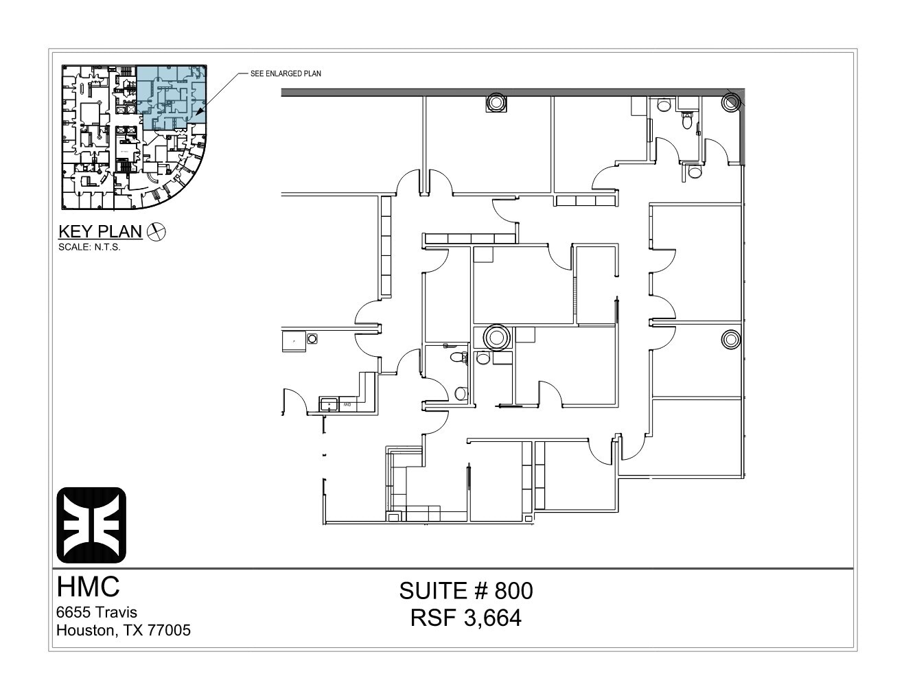 6655 Travis St, Houston, TX for lease Floor Plan- Image 1 of 1