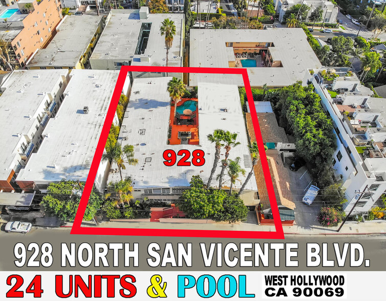 928 N San Vicente Blvd, West Hollywood, CA for sale - Building Photo - Image 3 of 38