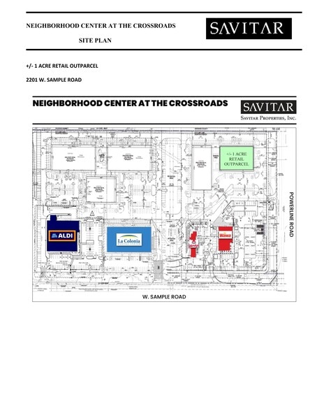 2201 W Sample Rd, Pompano Beach, FL for lease - Site Plan - Image 2 of 2