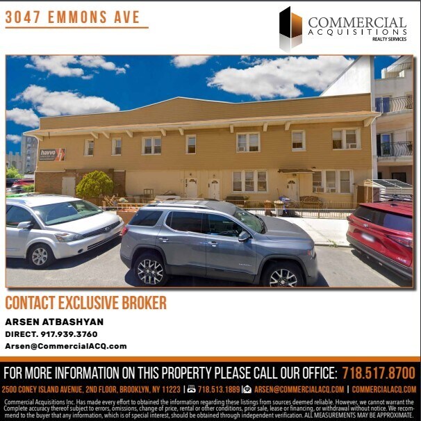 3047 Emmons Ave, Brooklyn, NY 11235 Multifamily for Sale