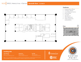 3900 E Mexico Ave, Denver, CO for lease Floor Plan- Image 2 of 2