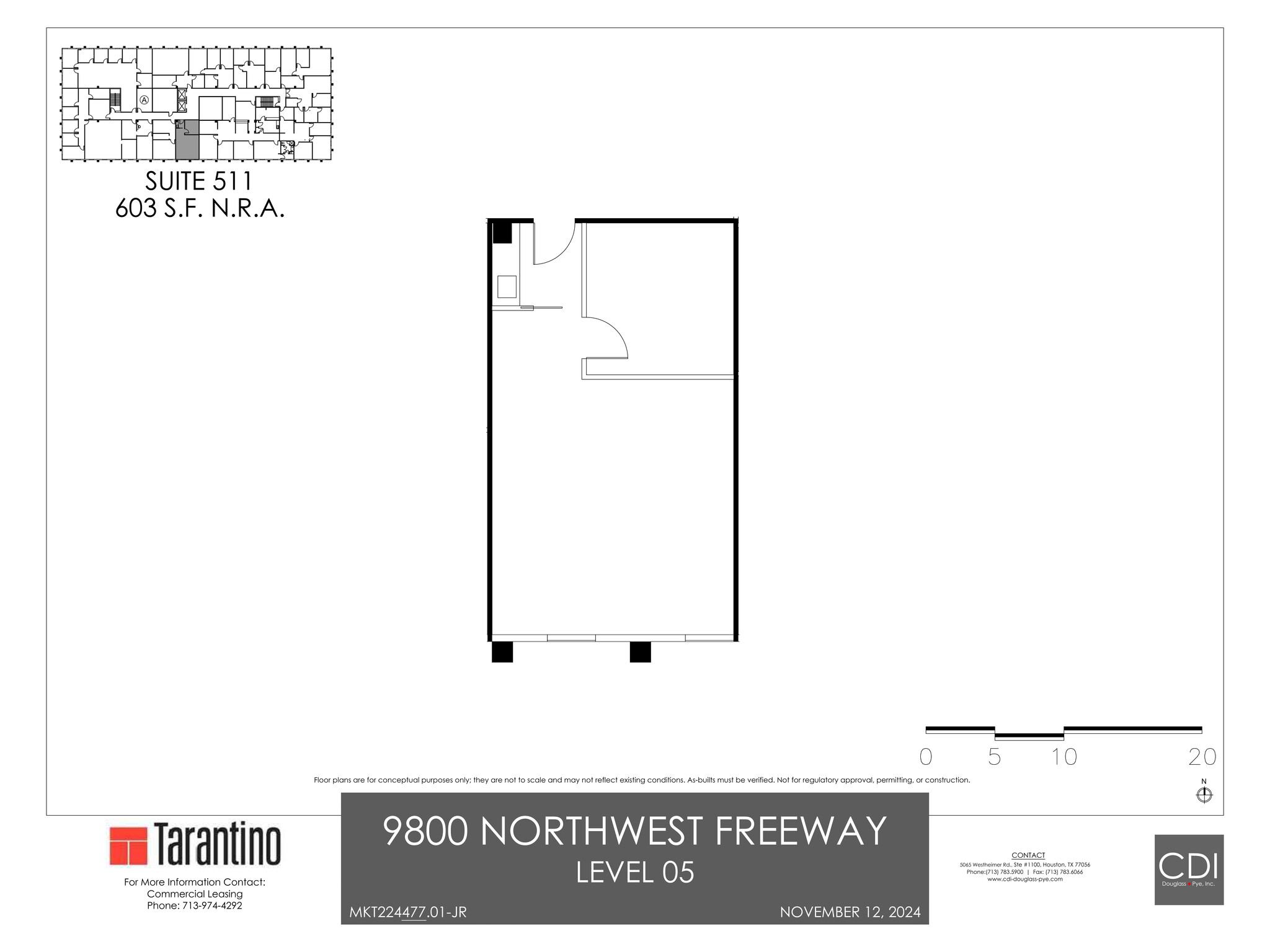 9800 Northwest Fwy, Houston, TX for lease Site Plan- Image 1 of 1