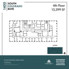 1400 S Colorado Blvd, Denver, CO for lease Floor Plan- Image 2 of 4