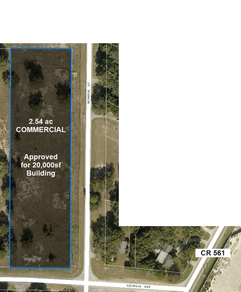 Georgia Ave, Astatula, FL for sale Aerial- Image 1 of 3