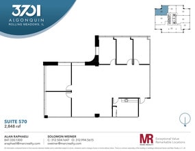 3701 Algonquin Rd, Rolling Meadows, IL for lease Floor Plan- Image 1 of 5