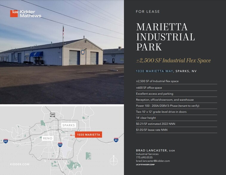 1030 Marietta Way, Sparks, NV for lease - Building Photo - Image 1 of 4