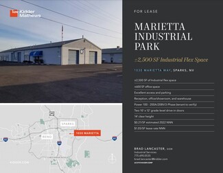 More details for 1030 Marietta Way, Sparks, NV - Industrial for Lease