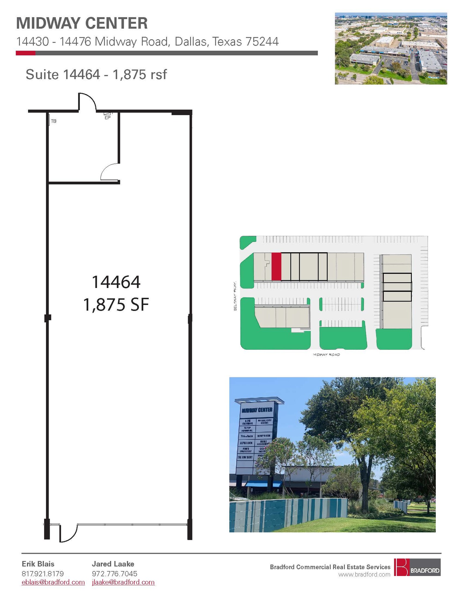 14430 Midway Rd, Farmers Branch, TX for lease Floor Plan- Image 1 of 3