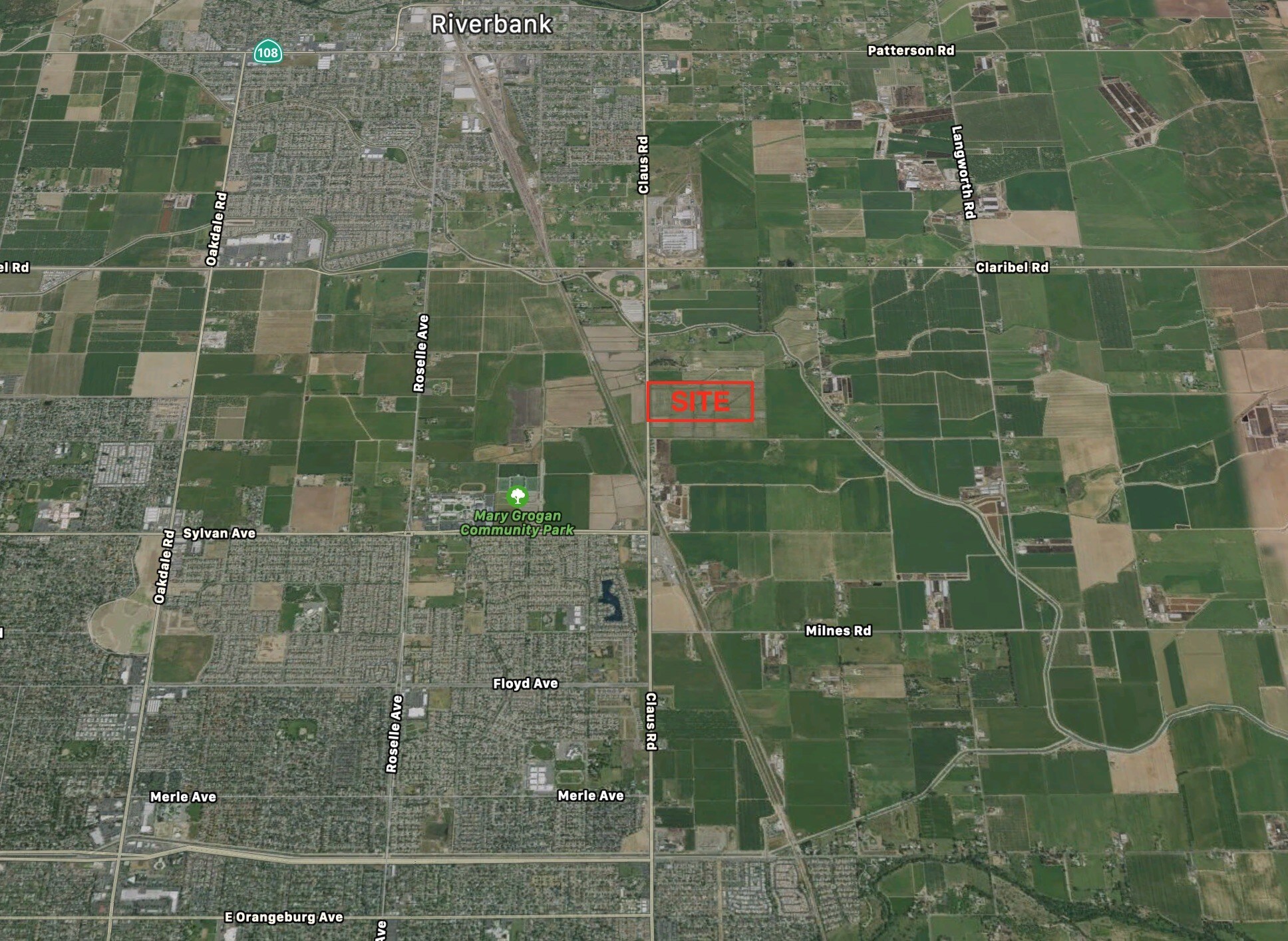 4336 Claus Rd, Modesto, CA for sale Aerial- Image 1 of 1