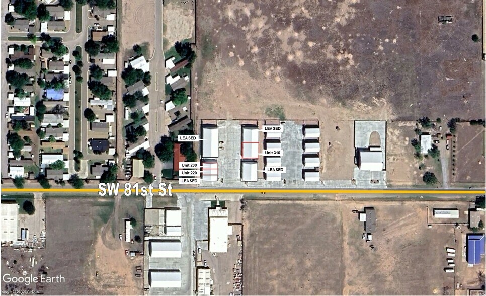 7686 SW 81st Ave, Amarillo, TX for lease - Aerial - Image 2 of 2