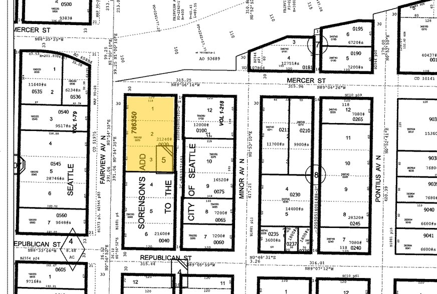 530 Fairview Ave N, Seattle, WA for lease - Plat Map - Image 2 of 3