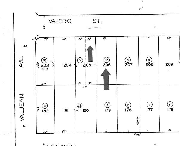 16140 Valerio St, Van Nuys, CA for sale - Plat Map - Image 3 of 5