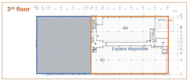 2500 Boul Alfred-Nobel, Montréal, QC for lease Floor Plan- Image 1 of 2